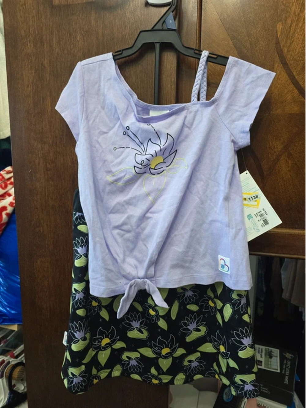 7/8 brand new princess tiana dress from the disney store item. 1138